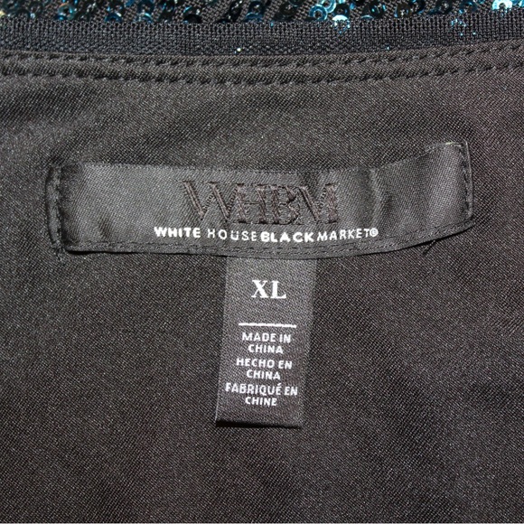 White House Black Market sequin one shoulder top (women’s XL) (NWOT) - Picture 8 of 8